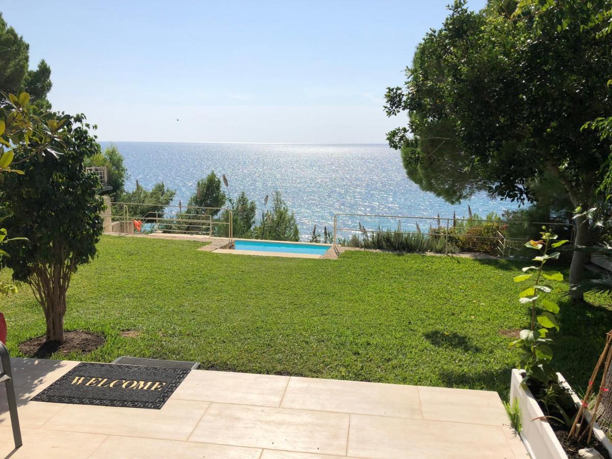 Villaparadiso Beach Front Villa Makris Gialos Argosztóli Kültér fotó